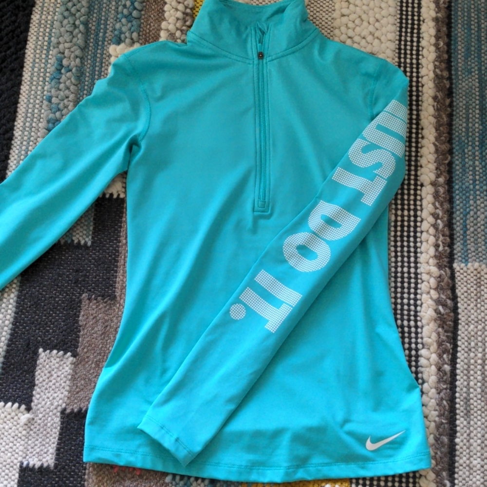 NIKE PRO Women Half-Zip Sweatshirt Size M
